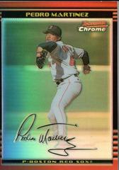 Pedro Martinez [Refractor] #101 Baseball Cards 2002 Bowman Chrome Prices