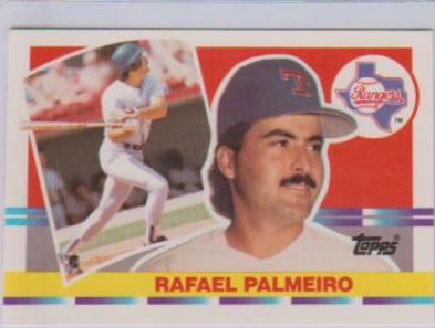 Rafael Palmeiro #127 Baseball Cards 1990 Topps Big Baseball