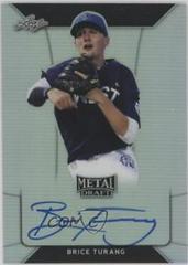 Brice Turang #BA-BT1 Baseball Cards 2018 Leaf Metal Draft Autograph Prices