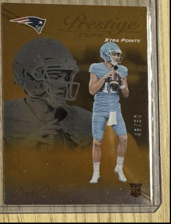 Drake Maye [Orange Xtra Points] 304 Prices 2024 Panini Prestige