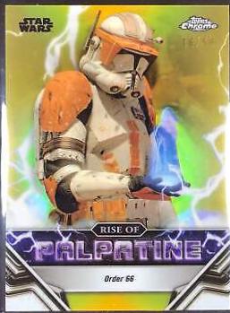 Order 66 [Gold Refractor] #RP-9 Star Wars 2024 Topps Chrome The Rise of Palpatine