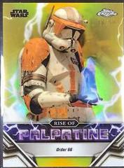 Order 66 [Gold Refractor] #RP-9 Star Wars 2024 Topps Chrome The Rise of Palpatine Prices