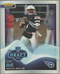 Malik Willis #25 | #25 Football Cards 2022 Panini Instant Draft Night Prices