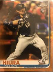 Keston Hiura [Orange Refractor] #38 Baseball Cards 2019 Topps Chrome Update Prices