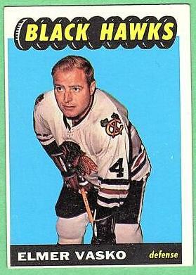 Elmer Vasko #114 Hockey Cards 1965 Topps