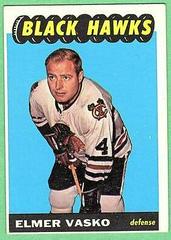 Elmer Vasko #114 Hockey Cards 1965 Topps Prices