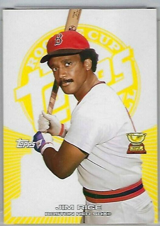 Jim Rice [Yellow] #34 Baseball Cards 2005 Topps Rookie Cup