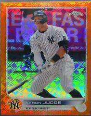 Aaron Judge [Orange] #35 Baseball Cards 2022 Topps Chrome Logofractor Prices