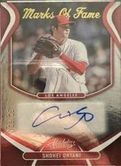 Shohei Ohtani #MOF-SO Baseball Cards 2022 Panini Absolute Marks of Fame Autographs Prices