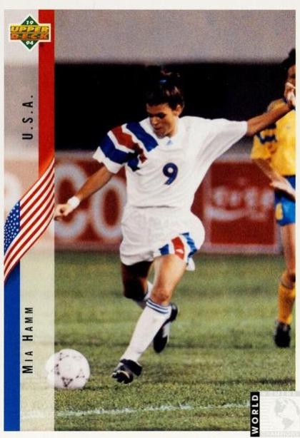 1994 Upper Deck World Cup Mia Hamm Rookie Card RC #268 online USWNT PSA 9 Mint