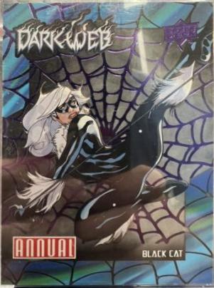 Black Cat [Purple] #DW-13 Marvel 2023 Upper Deck Annual Dark Web