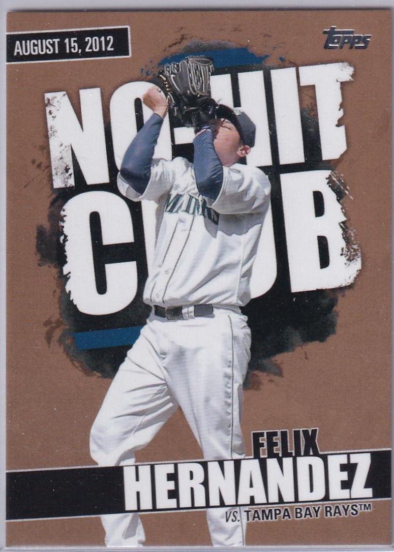 Felix Hernandez [Gold] #NHC-10 Baseball Cards 2022 Topps No Hit Club