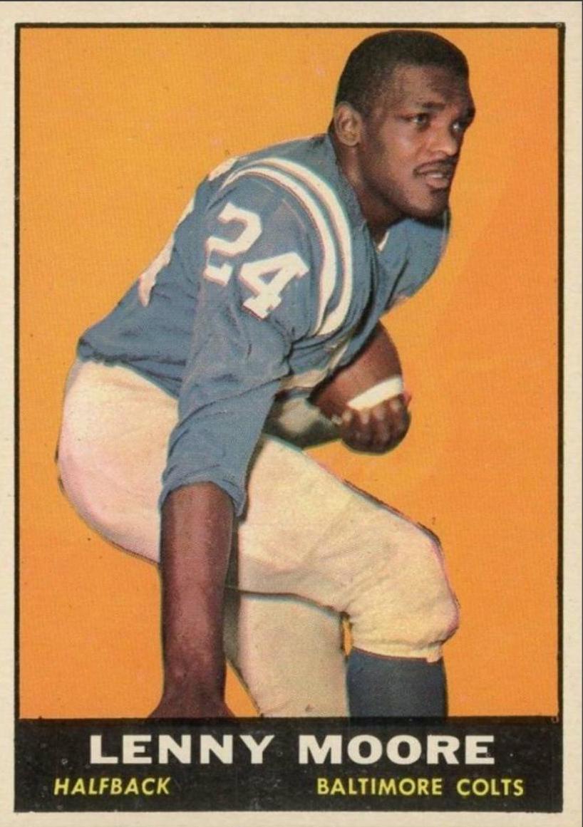 Lenny Moore #2 Football Cards 1961 Topps