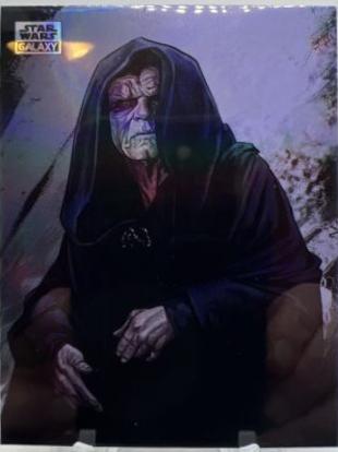 Emperor Palpatine #GE-4 Star Wars 2024 Topps Chrome Galaxy Galactic Empire Art