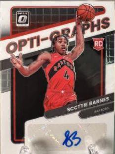 Scottie Barnes #OG-SBN Basketball Cards 2021 Panini Donruss Optic Opti Graphs