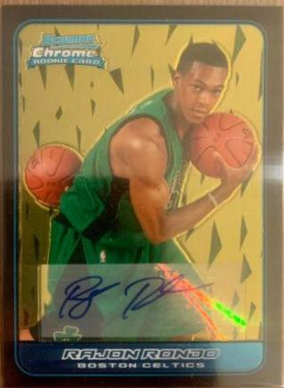 High quality 2006 bowman chrome Ramon rondo auto bgs 9 10 auto Celtics