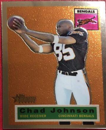 Chad Johnson #113 Football Cards 2001 Topps Heritage