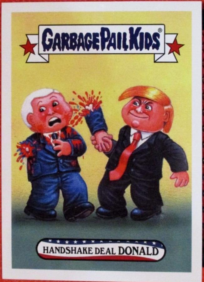 Handshake Deal DONALD #115 Garbage Pail Kids Trumpocracy