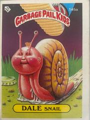 Dale Snail #145A Garbage Pail Kids 1986 Mini Prices