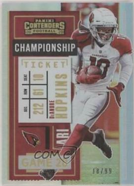 DeAndre Hopkins [Championship] #100 Football Cards 2020 Panini Contenders