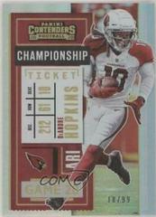 DeAndre Hopkins [Championship] #100 Football Cards 2020 Panini Contenders Prices