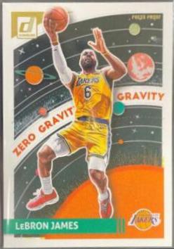 LeBron James [Gold] #9 Basketball Cards 2023 Panini Donruss Zero Gravity