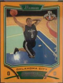 Russell Westbrook [Orange] #114 Basketball Cards 2008 Bowman