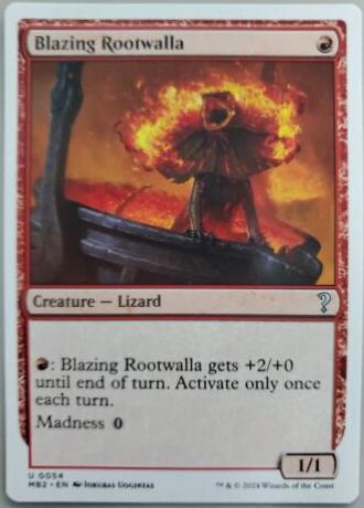 Blazing Rootwalla #54 Magic Mystery Booster 2