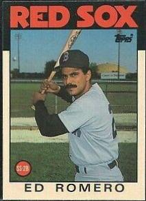 Ed Romero #95T Baseball Cards 1986 Topps Traded Tiffany