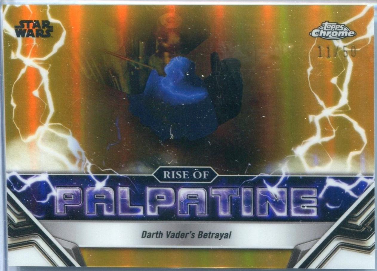 Palpatine Resurrected [Gold Refractor] #RP-18 Star Wars 2024 Topps Chrome The Rise of Palpatine