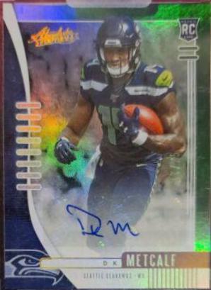 DK Metcalf [Spectrum Autograph] #114 Football Cards 2019 Panini Absolute