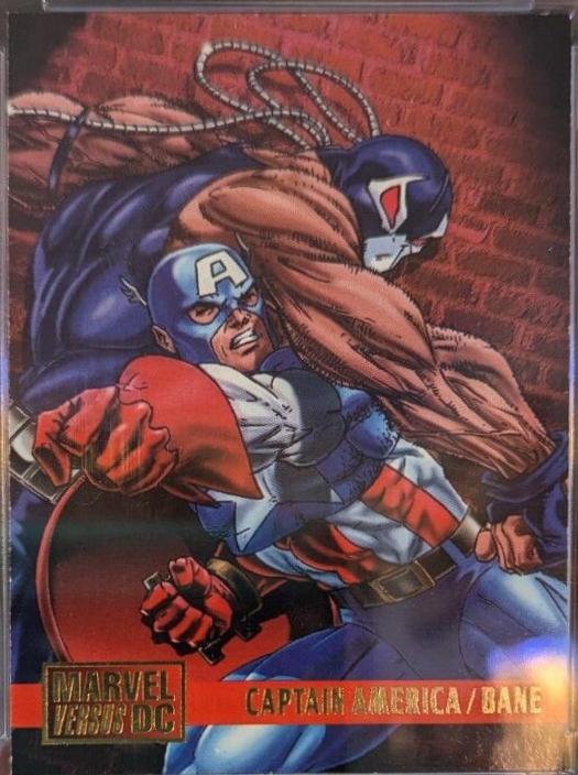 Captain America / Bane #69 1995 Fleer DC vs Marvel