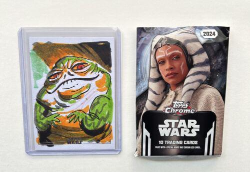 Joey Mason Star Wars 2024 Topps Chrome Sketch Card