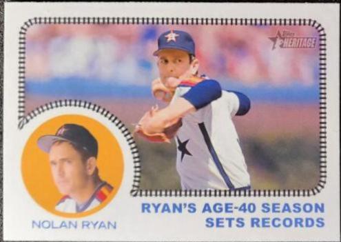 Nolan Ryan #AA-6 Baseball Cards 2022 Topps Heritage All Aboard