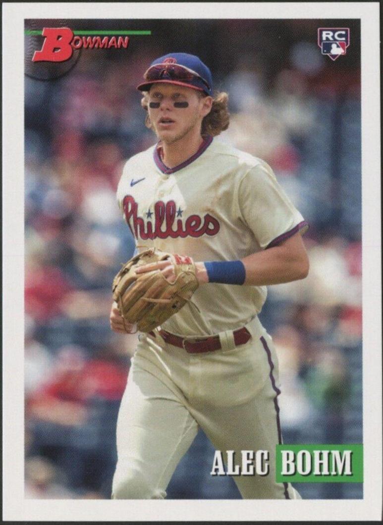 Alec Bohm [SP Image Swap Variation] #19 Baseball Cards 2021 Bowman Heritage