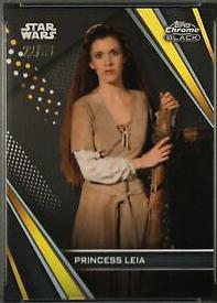 Princess Leia Organa [Gold Refractor] #17 Star Wars 2023 Topps Chrome