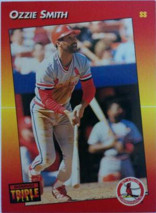 Ozzie Smith #244 Baseball Cards 1992 Panini Donruss Triple Play