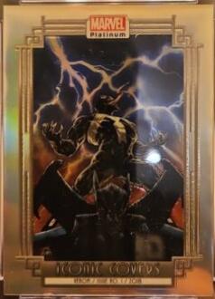 Venom [Rainbow] #IC21 Marvel 2023 Upper Deck Platinum Iconic Covers