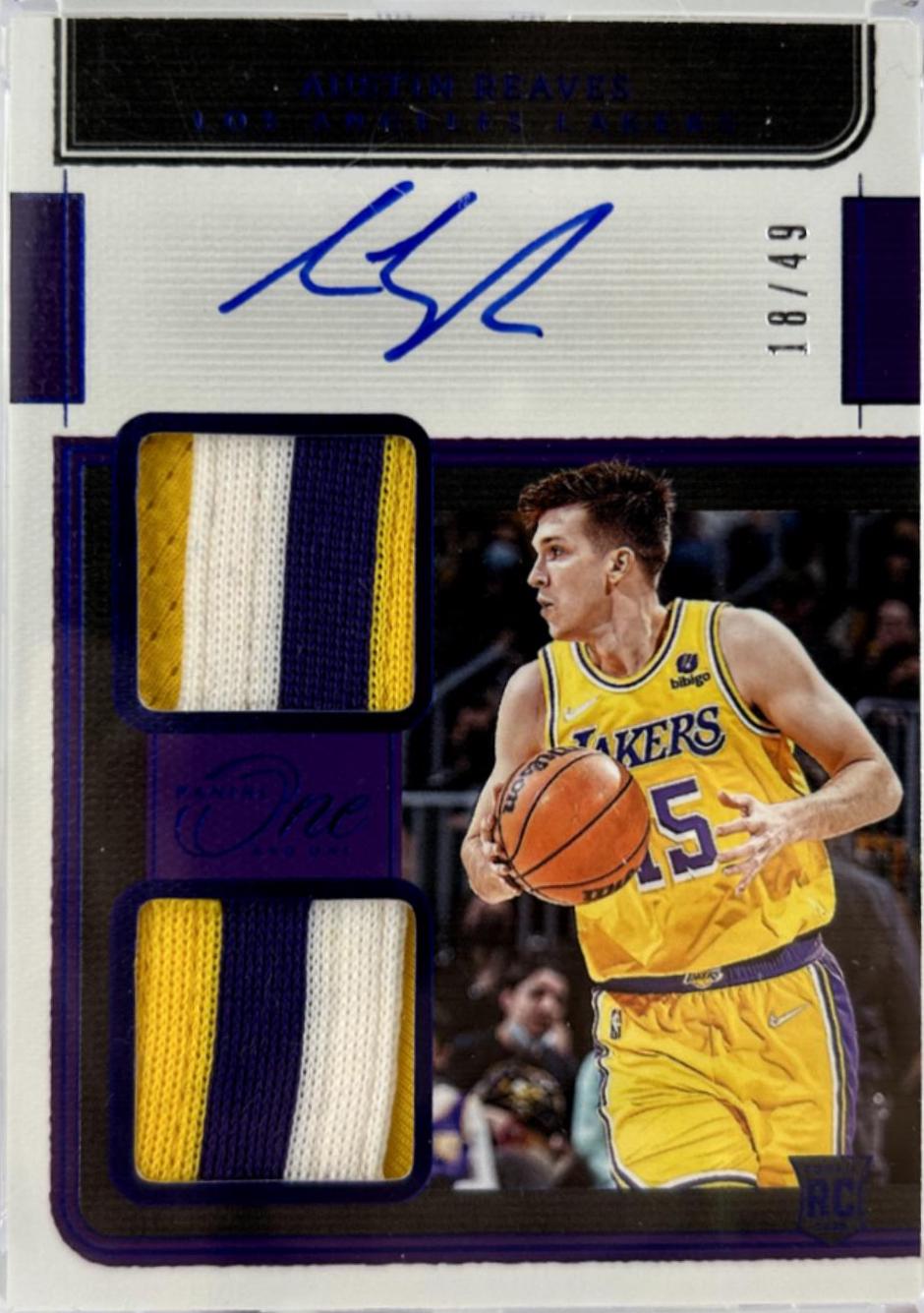 Austin Reaves [Blue] #RD-ARV Prices | 2021 Panini One and One Rookie ...
