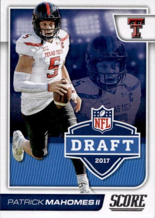 2017 Panini Score Patrick Mahomes Mint Rookie PSA 9 RC Chiefs sale Red Raiders