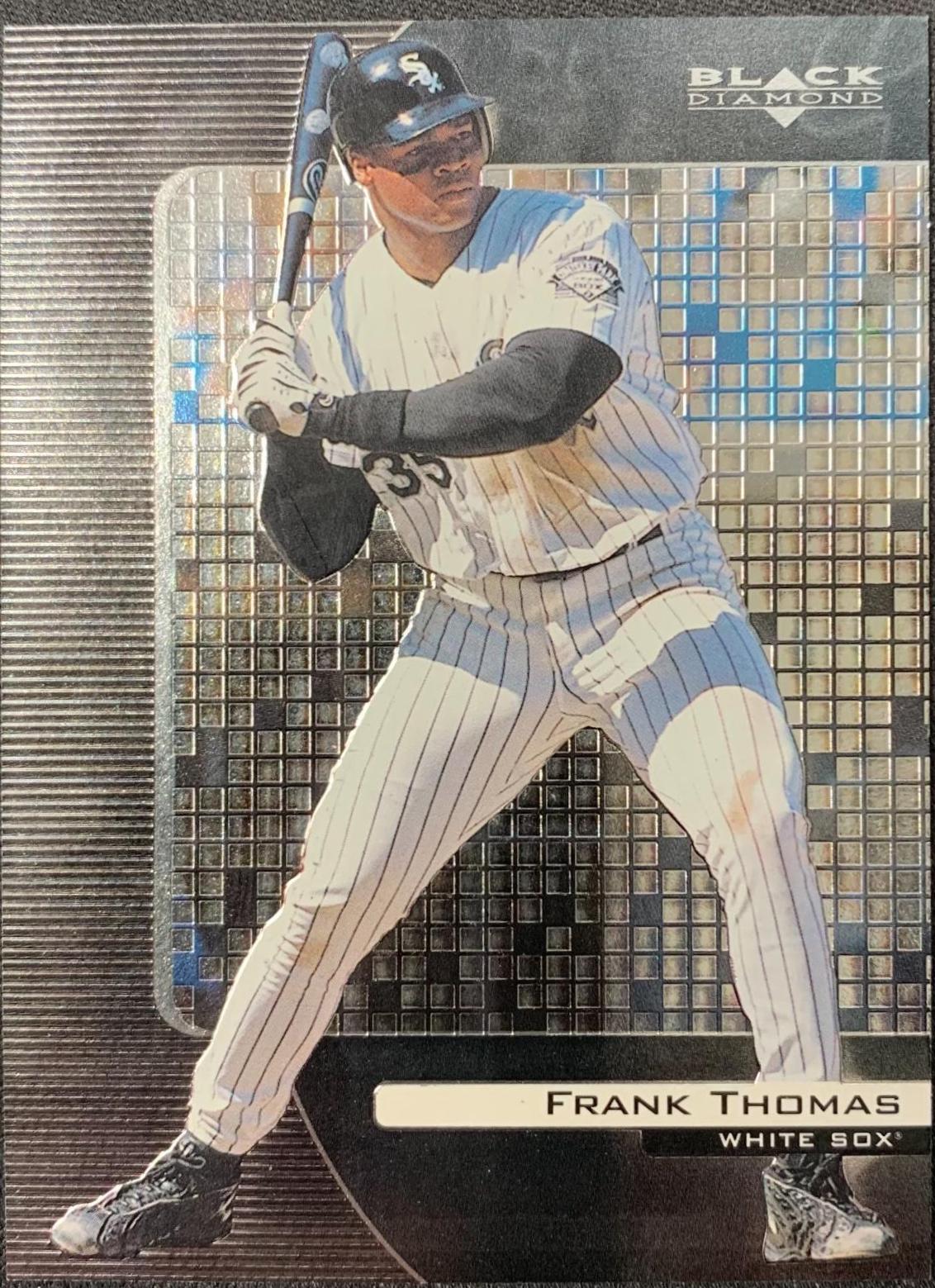 Frank Thomas #20 Baseball Cards 2000 U.D. Black Diamond