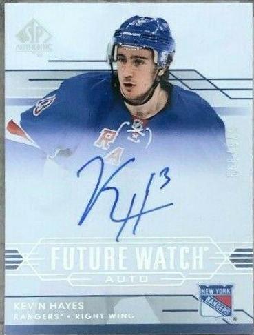 Kevin Hayes [Autograph] #294 Hockey Cards 2014 SP Authentic