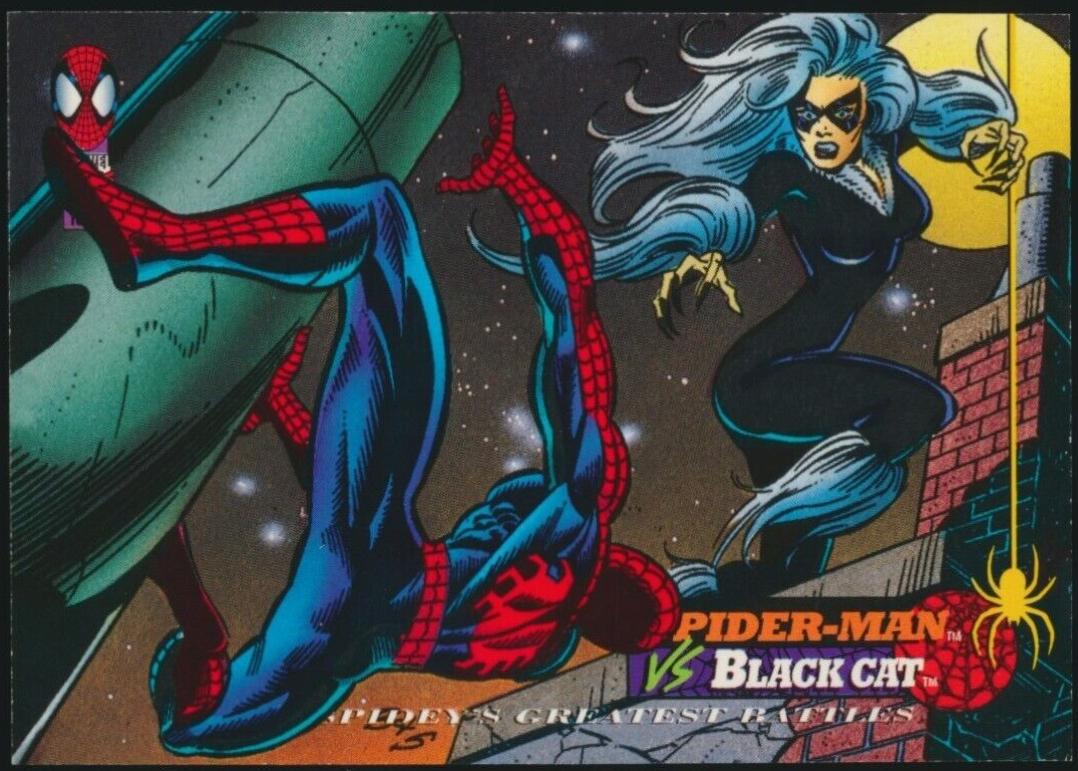 Spider-Man vs. Black Cat #115 Marvel 1994 Fleer Amazing Spider-Man