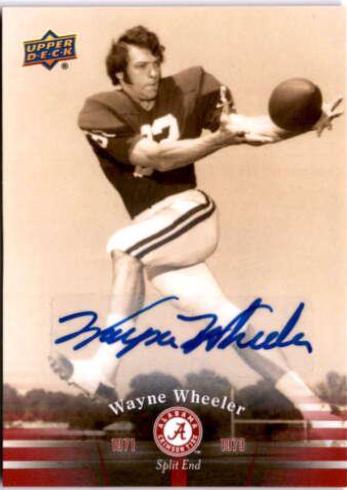 Wayne Wheeler [Autograph] #17 Football Cards 2012 Upper Deck University of Alabama