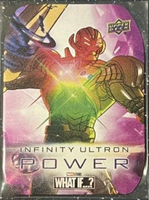 Infinity Ultron Power #IU-3 Marvel 2023 Upper Deck What If Infinity Ultron Metal