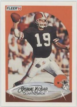 Bernie Kosar #51 Football Cards 1990 Fleer