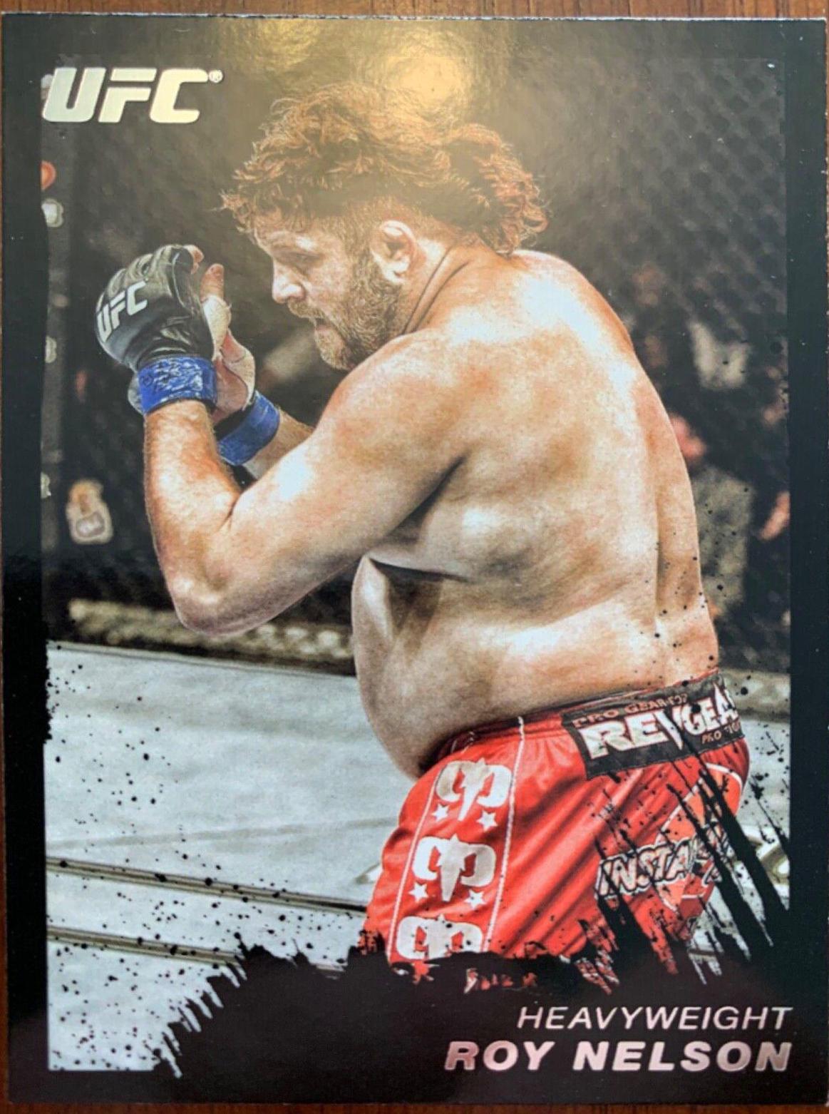 Roy Nelson [Onyx] #30 Ufc Cards 2011 Topps UFC Moment of Truth