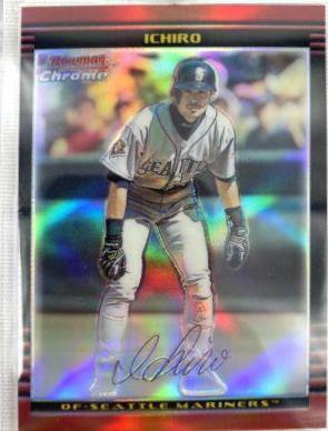 Ichiro [Refractor] #51 Baseball Cards 2002 Bowman Chrome