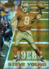 Steve Young [Atomic Refractor] #5 Football Cards 1996 Bowman's Best Prices