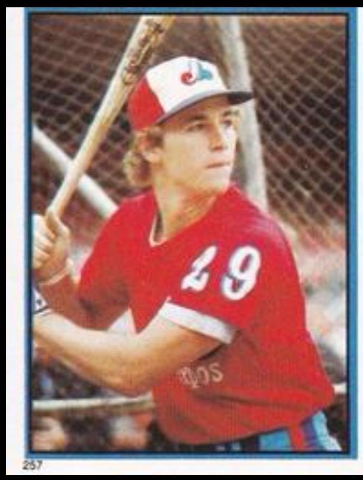 Tim Wallach #257 Baseball Cards 1983 Topps Stickers